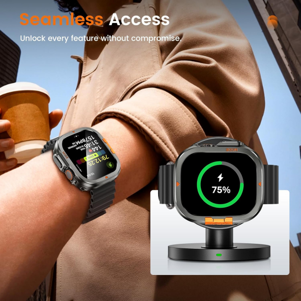 LETOID Apple Watch Ultra 4 Bumper K�l�f-Graphite