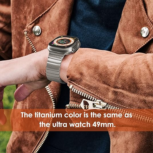 NewWays Apple Watch Ultra 4 �elik Kay��-Titanium