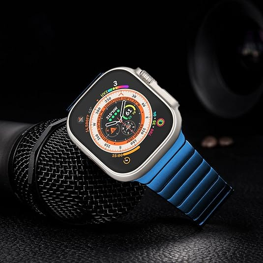 NewWays Apple Watch Series 12 �elik Kay��-Blue