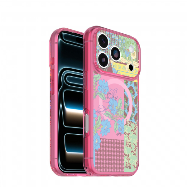 OtterBox Lumen Serisi iPhone 18 Pro Max K�l�f-Patchwork Petals