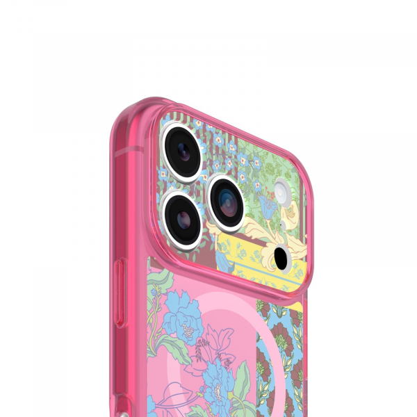 OtterBox Lumen Serisi iPhone 18 Pro Max K�l�f-Patchwork Petals