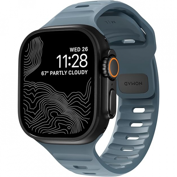 NOMAD Apple Watch Ultra 4 Sportif Kay��-Marine Blue