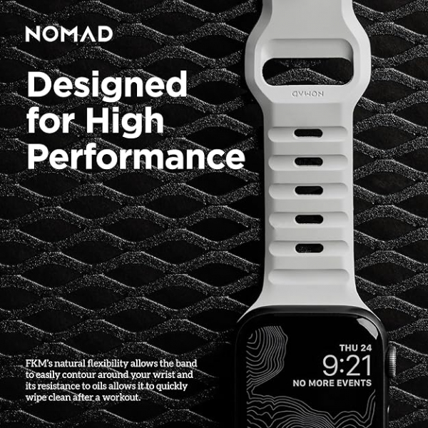 NOMAD Apple Watch Ultra 4 Sportif Kay��-Lunar Gray