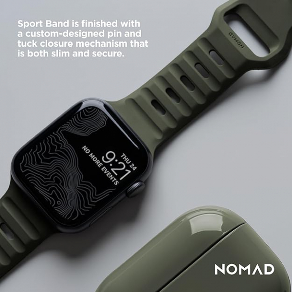 NOMAD Apple Watch Ultra 4 Sportif Kay��-Ash Green