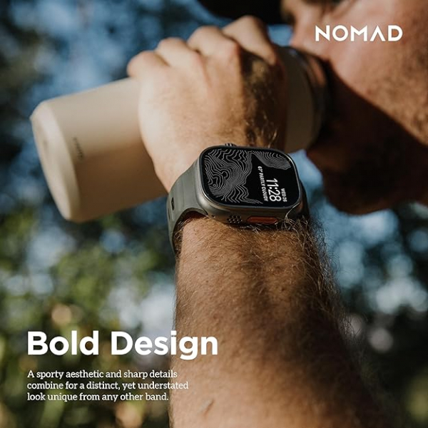 NOMAD Apple Watch Ultra 4 Sportif Kay��-Ash Green