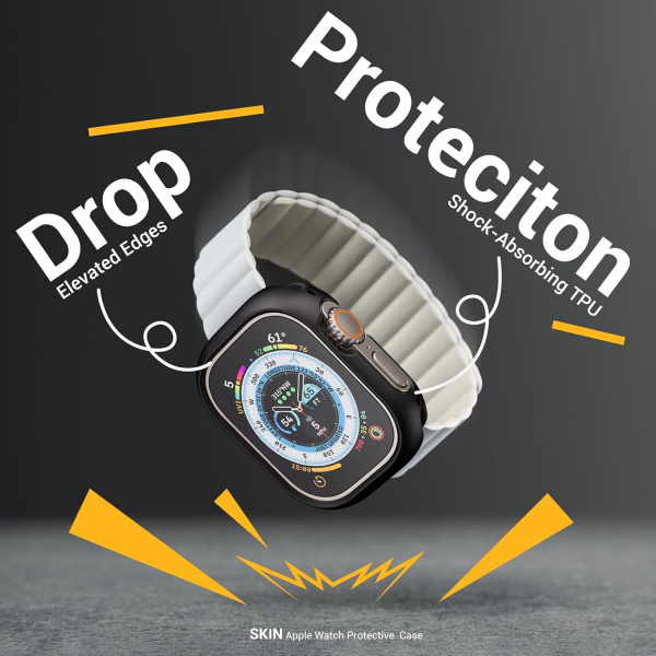 MAGEASY Apple Watch Ultra 4 Bumper K�l�f-Storm Blue