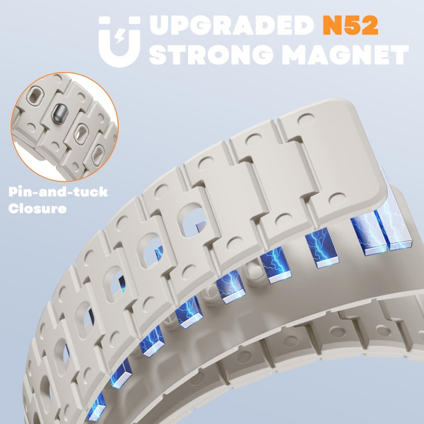 Bandletic Apple Watch 12 Silikon Kay��-Starlight