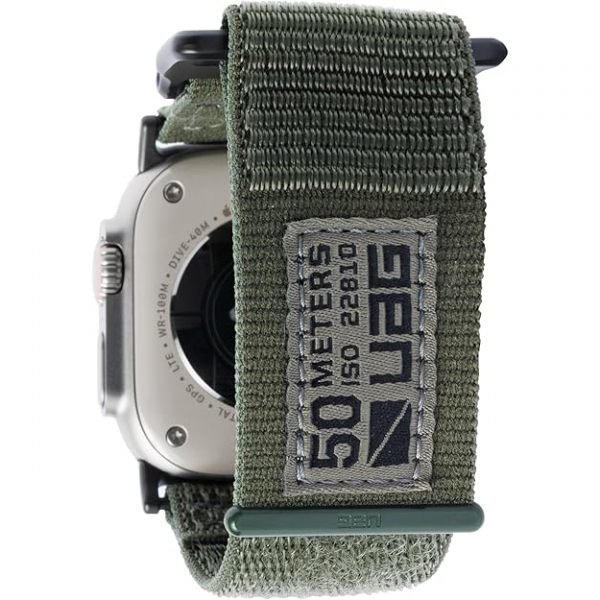 UAG Classic Apple Watch Ultra 4 Naylon Kay��-Green Foliage 