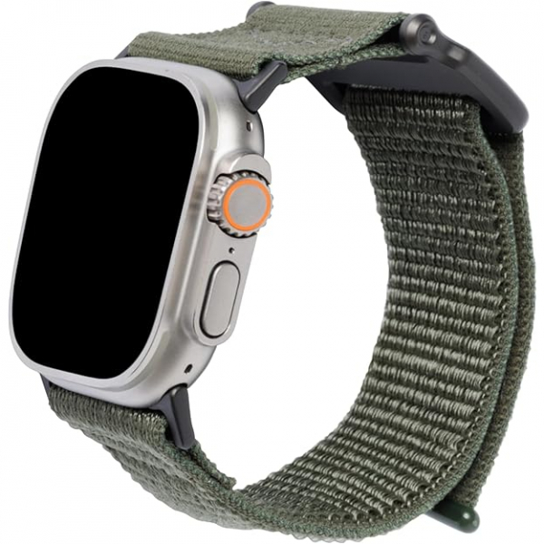UAG Classic Apple Watch Ultra 4 Naylon Kay��-Green Foliage 