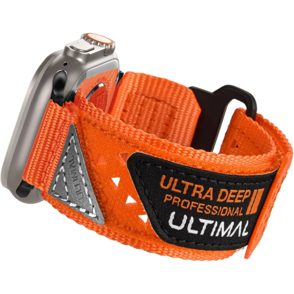 ULTIMAL Apple Watch Ultra 4 Naylon Kay�� -Orange