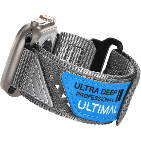 ULTIMAL Apple Watch Ultra 4 Naylon Kay�� -Grey