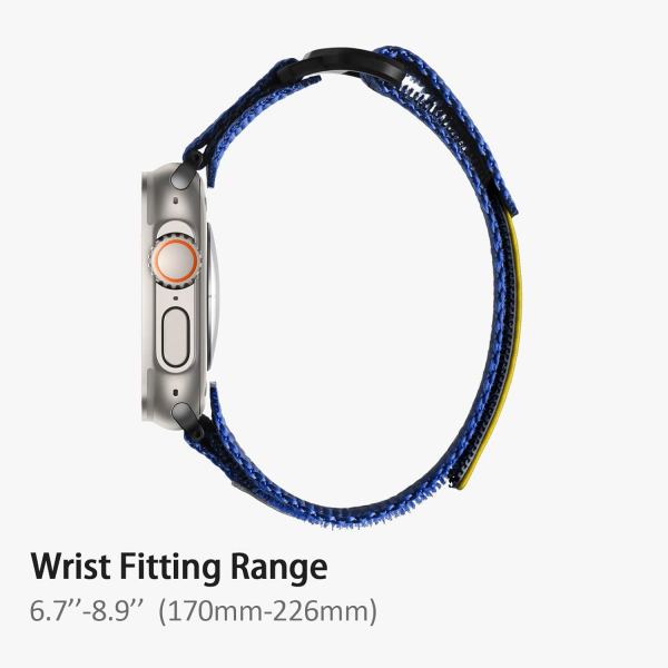 ULTIMAL Apple Watch Ultra 4 Naylon Kay�� -Blue