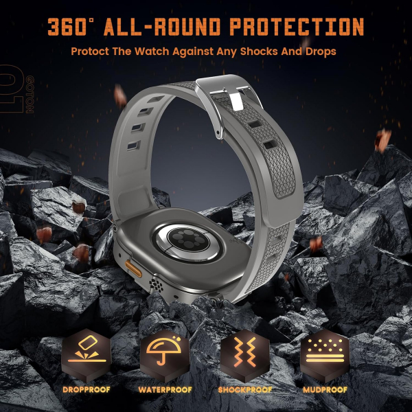 Goton Apple Watch Ultra 4 Su Ge�irmez Kay��-Titanium