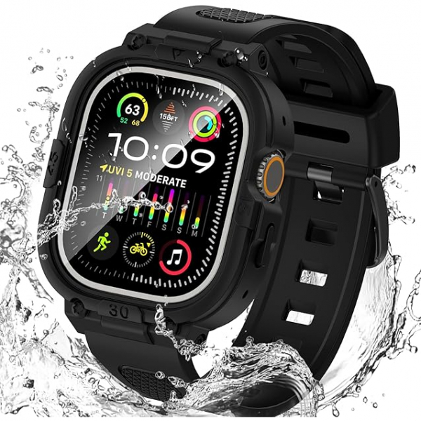 Goton Apple Watch Ultra 4 Su Ge�irmez Kay��-Matte Black