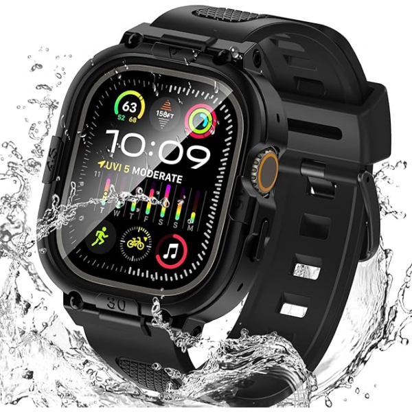 Goton Apple Watch Ultra 4 Su Ge�irmez Kay��-Black