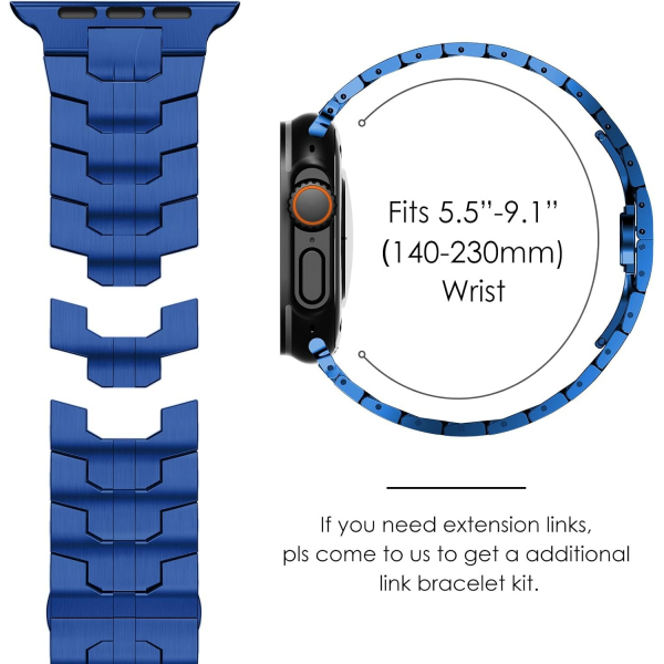 CHANCHY Apple Watch Ultra 4 �elik Kay��-Blue