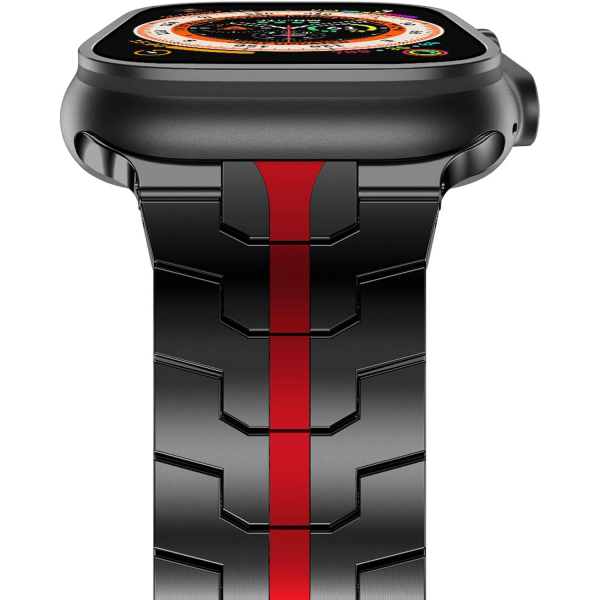 CHANCHY Apple Watch Ultra 4 �elik Kay��-Black Red