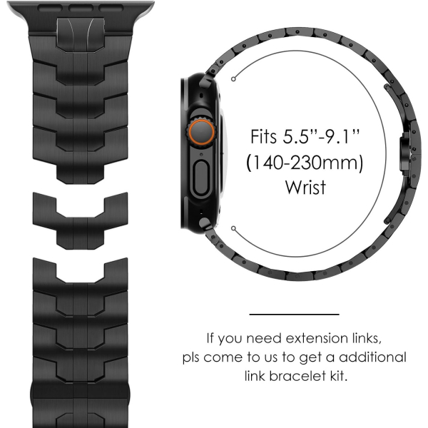 CHANCHY Apple Watch Ultra 4 �elik Kay��-Black 
