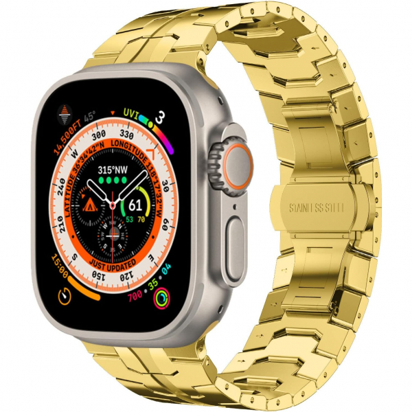 CHANCHY Apple Watch Ultra 4 �elik Kay��-Gold