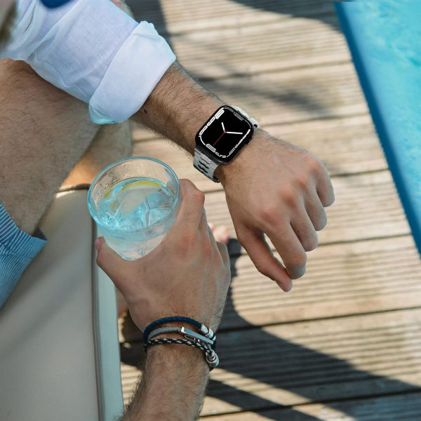 CHANCHY Apple Watch Ultra 4 �elik Kay��-Silver 
