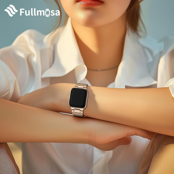 Fullmosa Apple Watch Ultra 4 �elik Kay��-Rose Gold