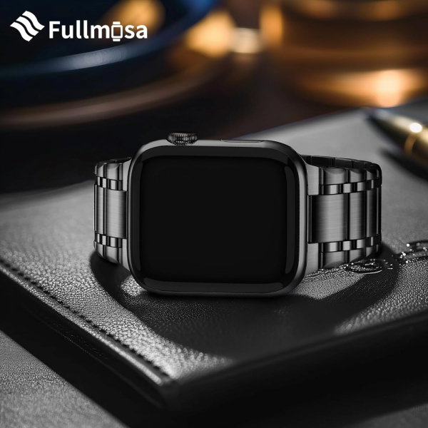 Fullmosa Apple Watch Ultra 4 �elik Kay��-Black