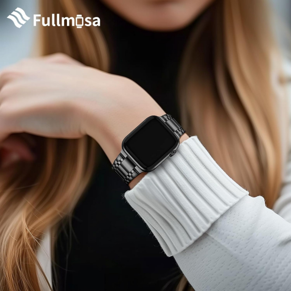 Fullmosa Apple Watch Ultra 4 �elik Kay��-Black