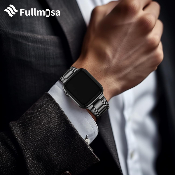 Fullmosa Apple Watch Ultra 4 �elik Kay��-Black