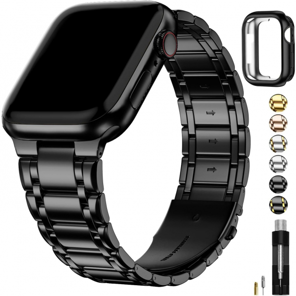 Fullmosa Apple Watch Ultra 4 �elik Kay��-Black