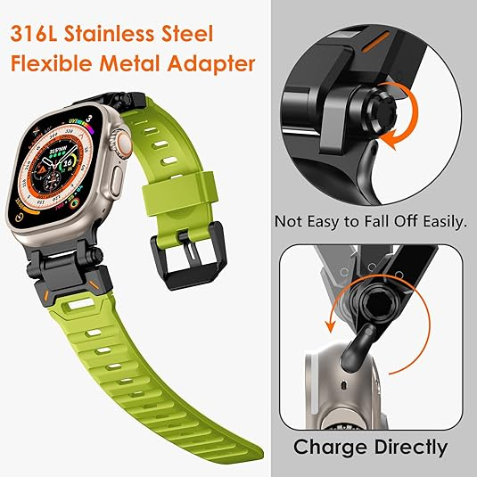 NewWays Apple Watch Ultra 4 �elik Kay��-Volta