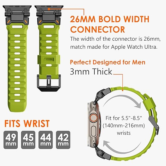NewWays Apple Watch Ultra 4 �elik Kay��-Volta
