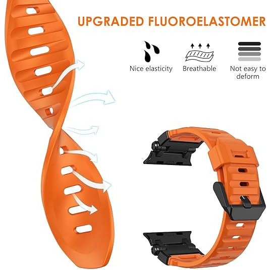 NewWays Apple Watch Ultra 4 �elik Kay��-Orange
