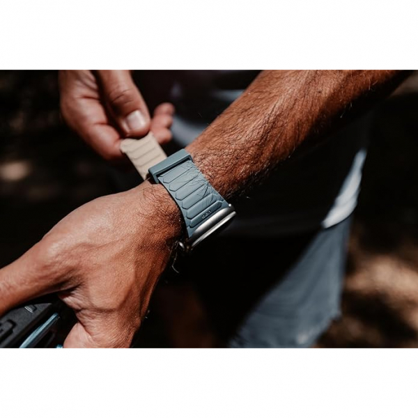 UAG Apple Watch Ultra 4 �ift Tarafl� Silikon Kay��-Dune Cloud Blue