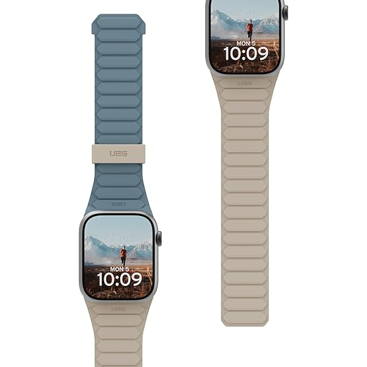 UAG Apple Watch Ultra 4 �ift Tarafl� Silikon Kay��-Dune Cloud Blue