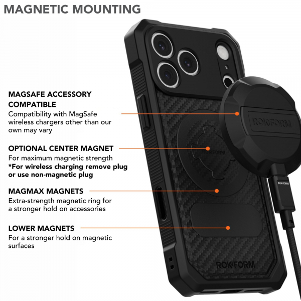 Rokform Rugged iPhone 18 Pro K�l�f-Black