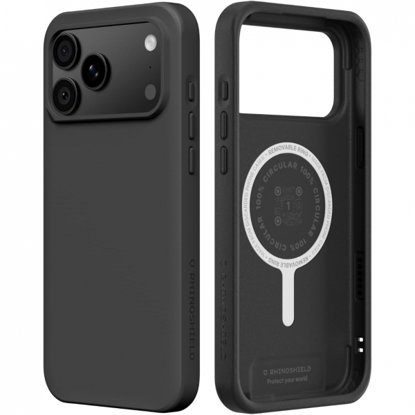 RhinoShield SolidX iPhone 18 Pro MagSaf K�l�f-Classic Black