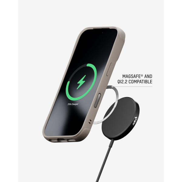 Mous Clear iPhone 18 Pro Max MagSafe K�l�f-Dark Sand