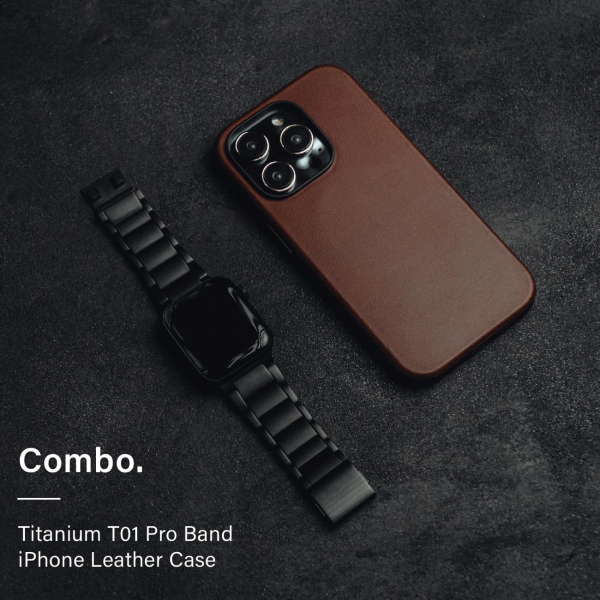 KORDIZ T01 Pro Max Apple Watch Series 12 Titanyum Kay��-Black