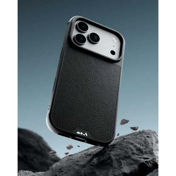 Mous Limitless iPhone 18 Pro K�l�f-Zwart leer