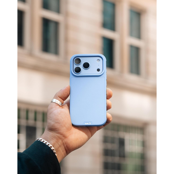 Mous Limitless iPhone 18 Pro K�l�f-Lichtblauw