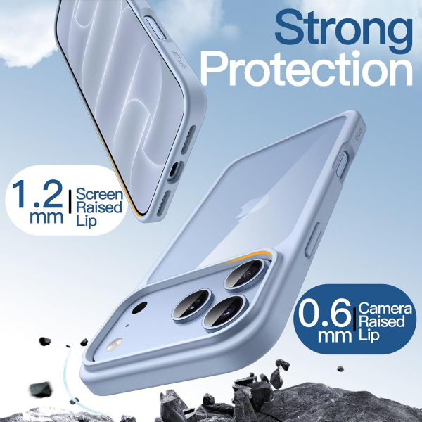 JETech �effaf iPhone 18 Pro Bumper K�l�f-Glacier