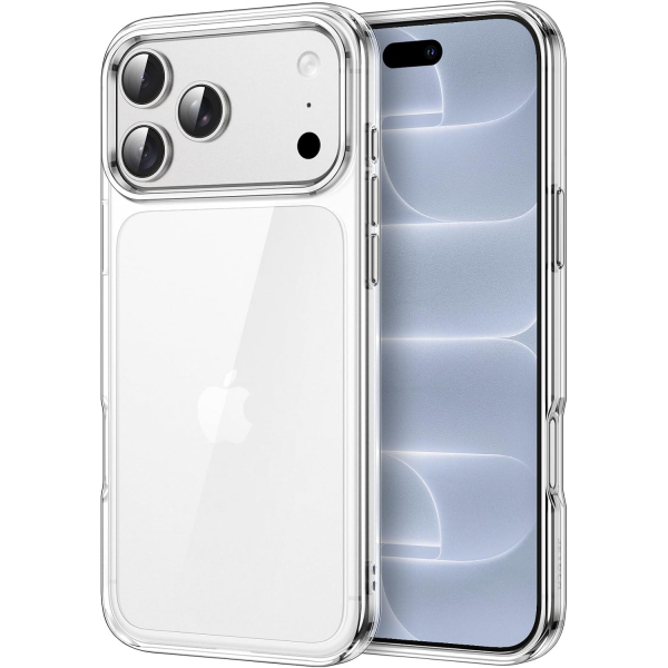 JETech �effaf iPhone 18 Pro Bumper K�l�f-Clear