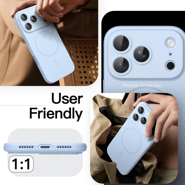 JETech iPhone 18 Pro Manyetik �nce K�l�f-Glacier