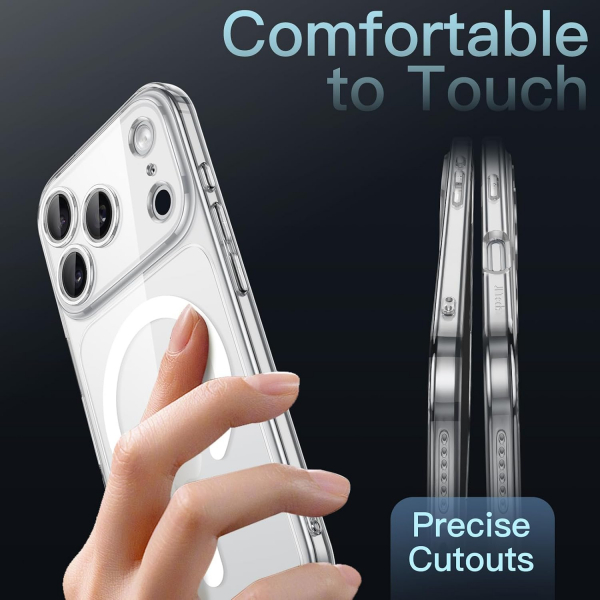 JETech iPhone 18 Pro Manyetik �nce K�l�f-Clear