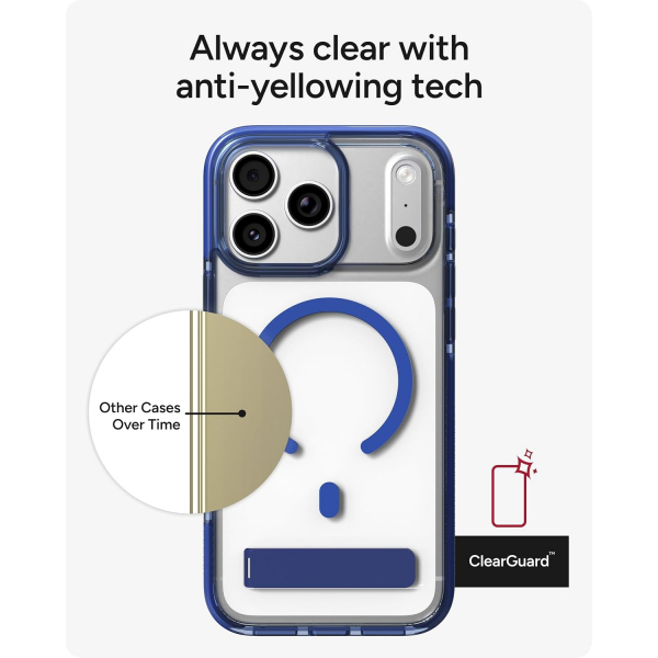 ZAGG Santa Cruz iPhone 18 Pro Standl� K�l�f-Luminous Blue