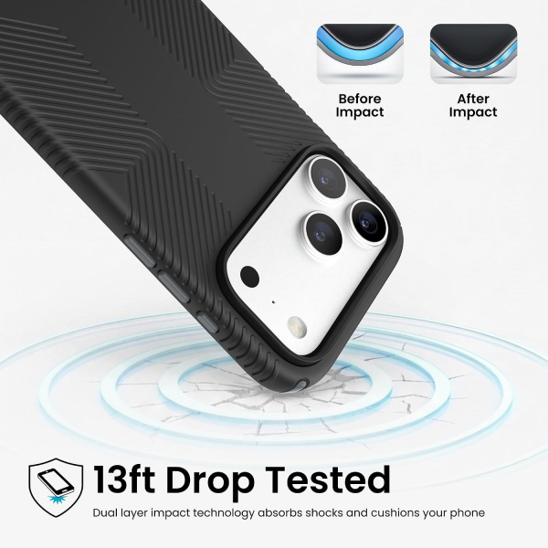 Speck Presidio2 Grip iPhone 18 Pro MagSafe K�l�f-Black