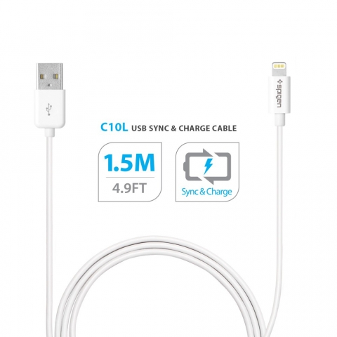Spigen USB arj ve Sync Kablosu Kuel C10L