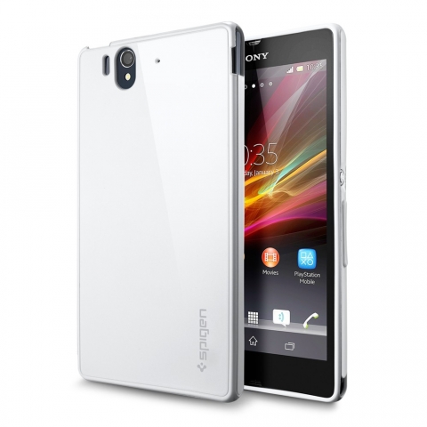 Spigen Sony Xperia Z Ultra Capsule + Ekran Koruyucu Film