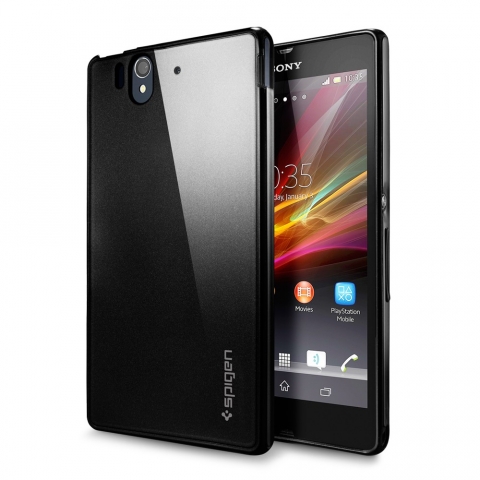 Spigen Sony Xperia Z Ultra Capsule + Ekran Koruyucu Film