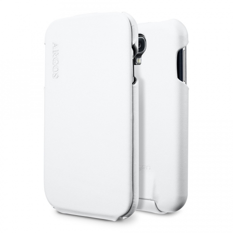 Spigen Galaxy S4 Leather Case Argos (El Yapm)-White